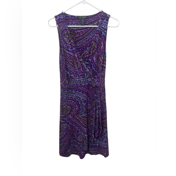 Lauren Ralph Lauren faux wrap dress-small - Picture 1 of 3